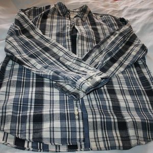 Eddie Bauer Mens Flannel Shirt Large